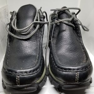 Kids Black Leather Upper Size 12.5